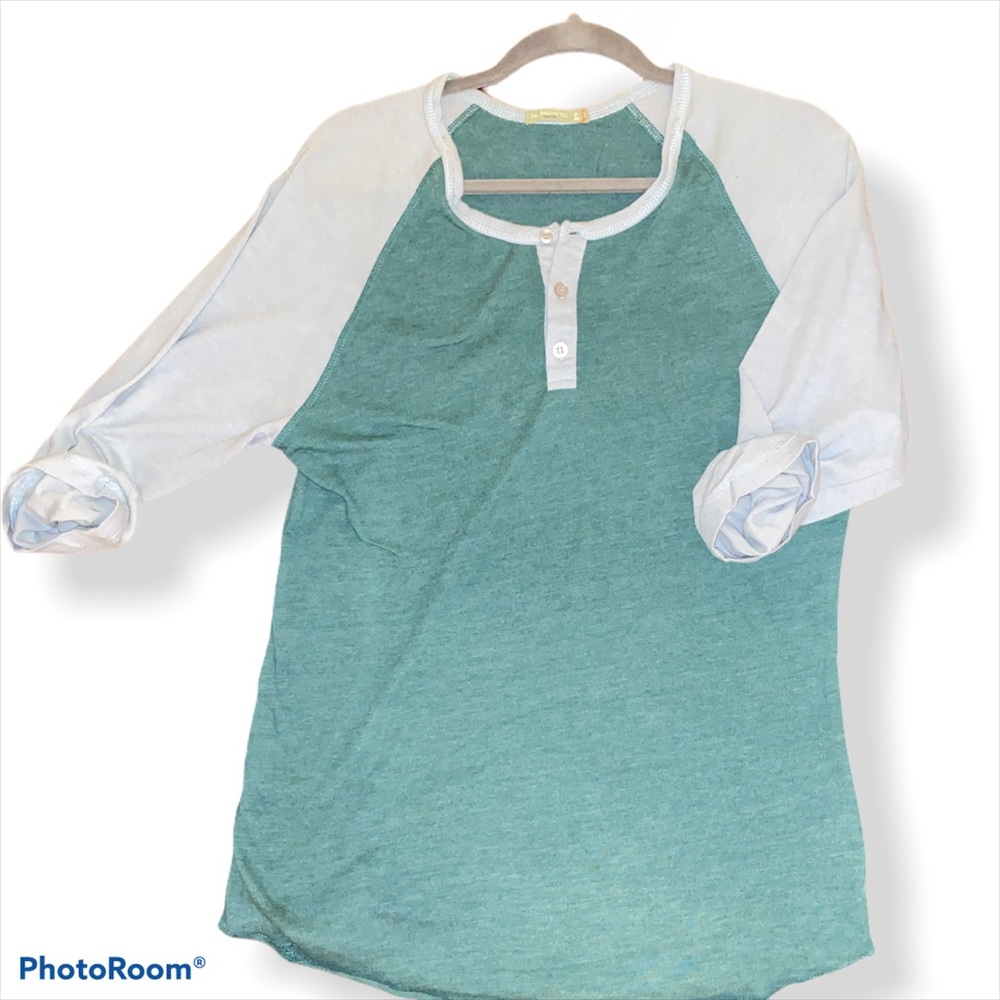 Alternative Earth Two-tone Men’s Babseball Henley